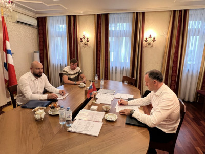  Встреча заместителя председателя Правительства Омской области АНДРЕЯ ВИКТОРОВИЧА ШПИЛЕНКО и генерального директора 